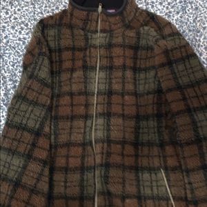 thrifted fleece jacket
